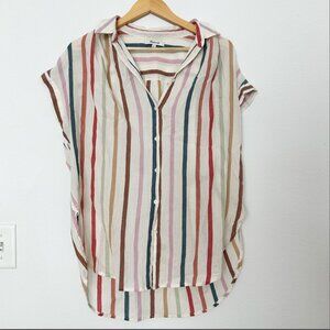 Madewell Color Striped Button Down